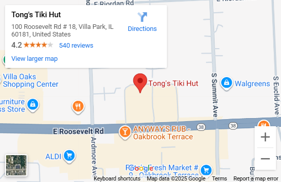 Location, 100 E Roosevelt Rd # 18，Villa Park, IL 60181