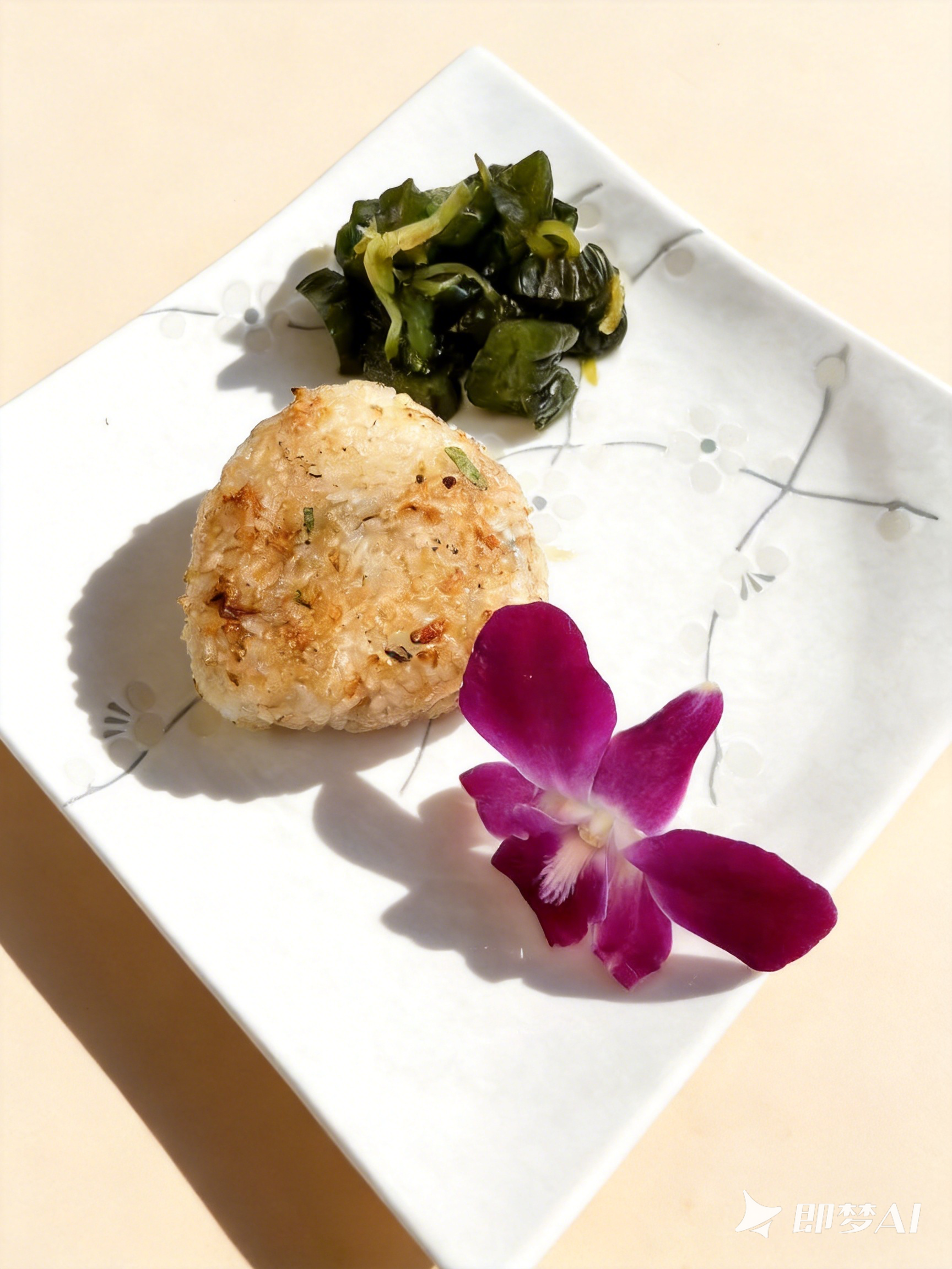 Grilled Rice Ball with Pickled Vegetables at Tori Izakaya, Japanese Restaurant in Pleasanton