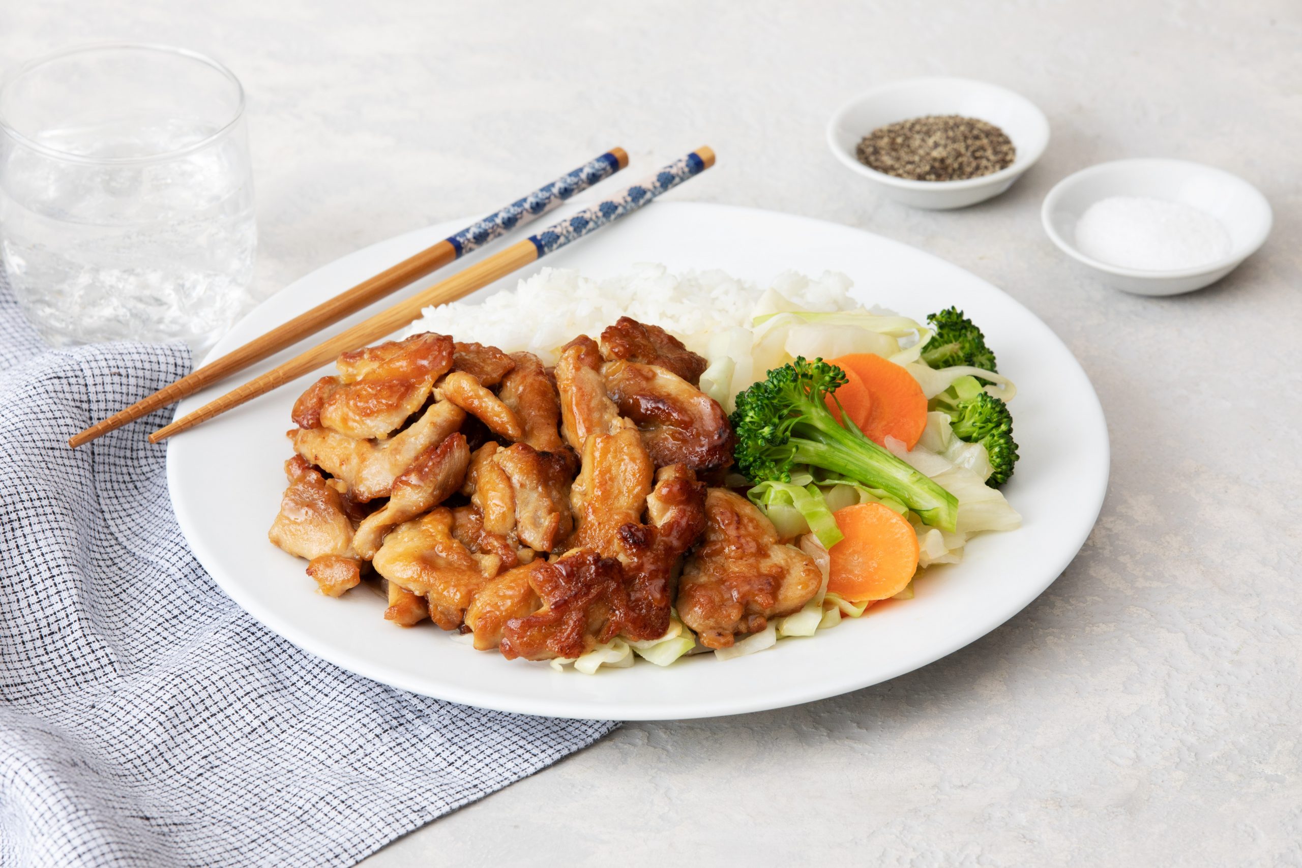 chicken with veggies at Tori Japan, a Japanese Restaurant in MA