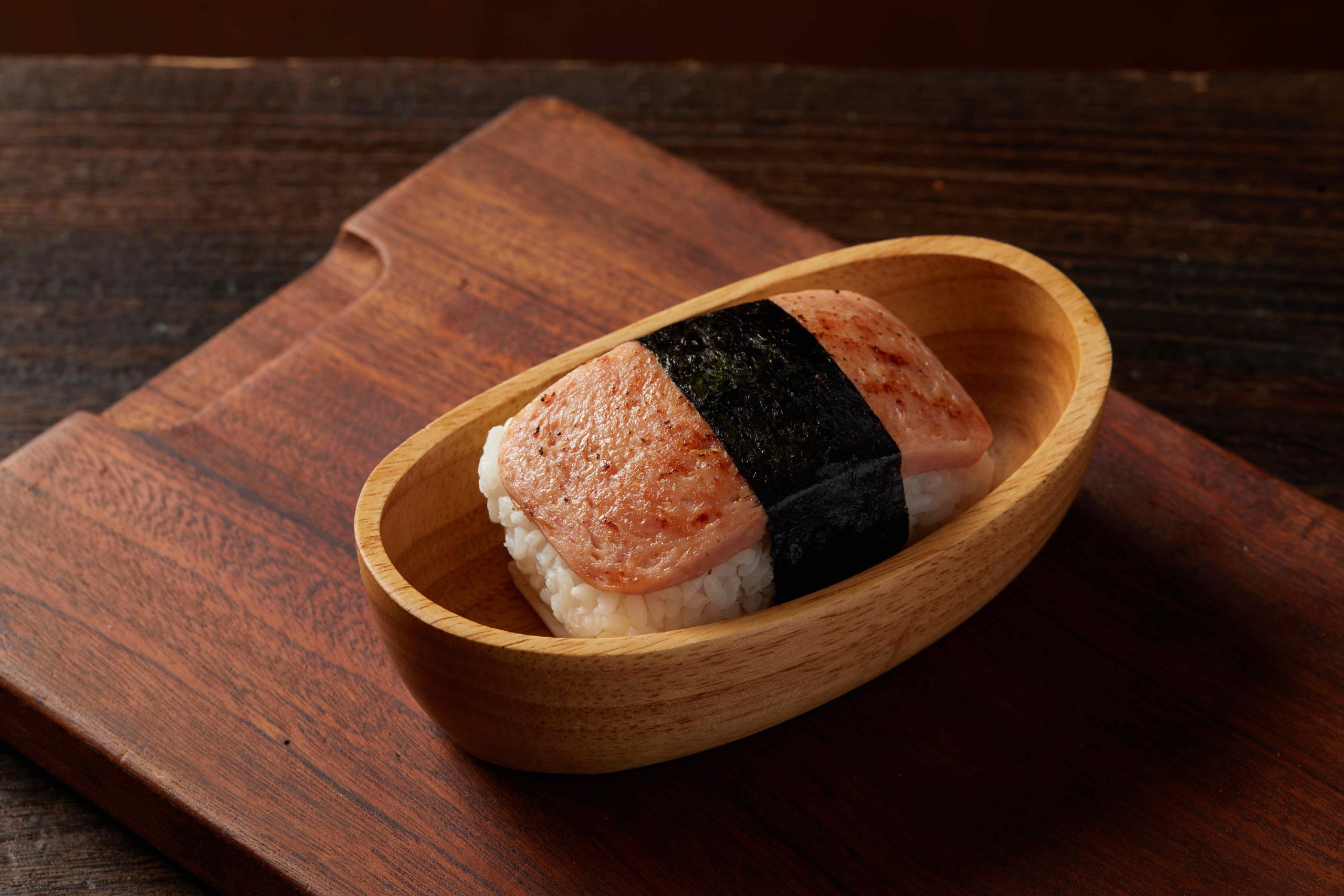 Tosakko-Ramen-&-Yakitori-Japanese-restaurant-Spam-Musubi-Pasadena Rice wrapped with grilled Spam and seaweed at Tosakko Ramen & Yakitori, a Japanese restaurant in Pasadena