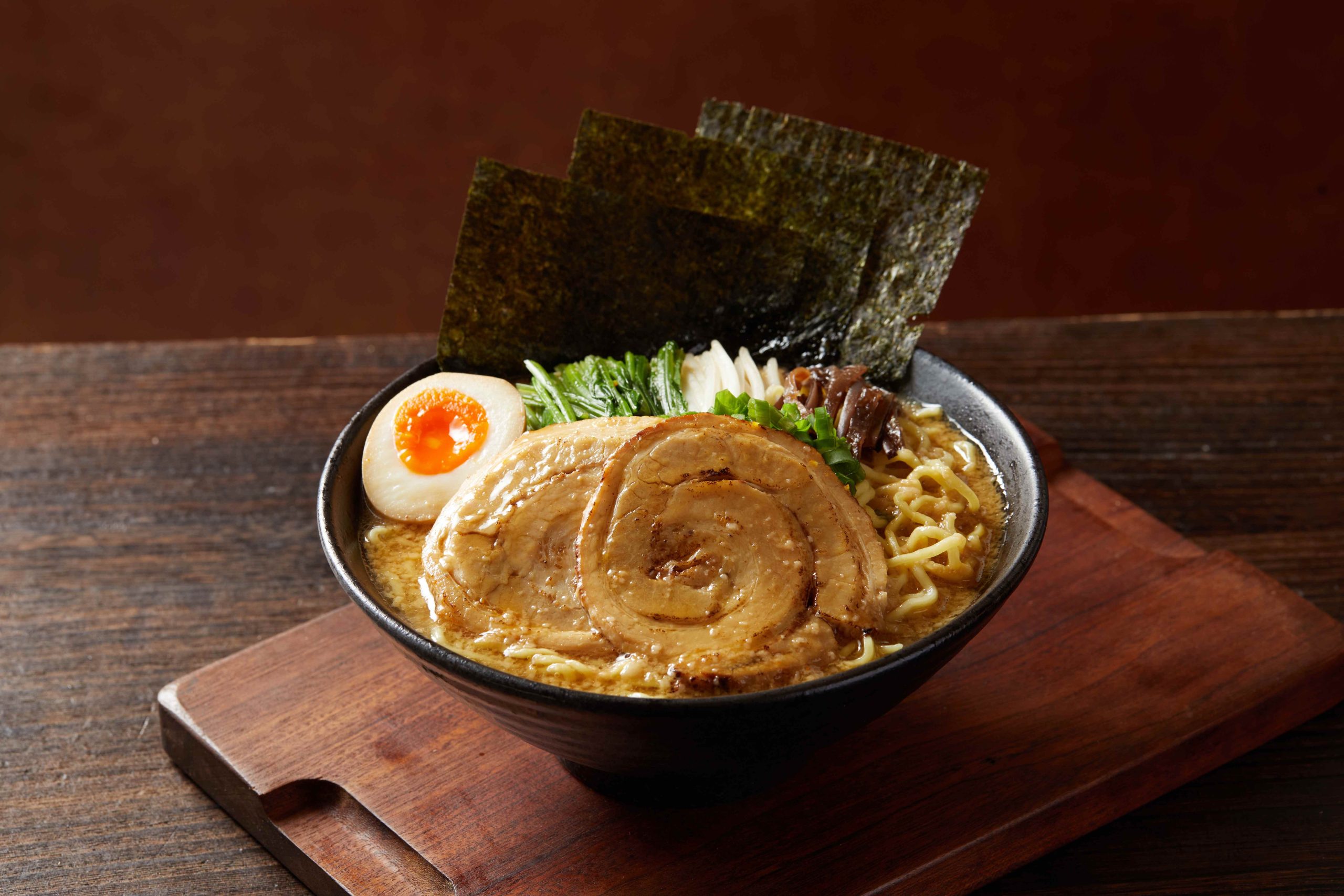 Tosakko-Ramen-&-Yakitori-Japanese-restaurant-Ikebukuro-Signature-Tosakko-Ramen-Pasadena Ikebukuro's signature ramen with rich broth and fresh toppings at Tosakko Ramen & Yakitori, a Japanese restaurant in Pasadena