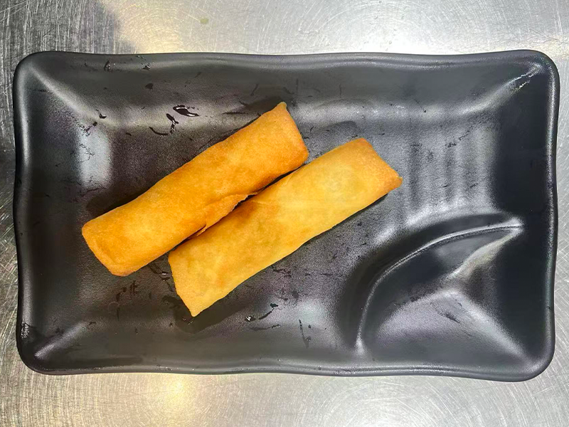 Golden crispy fried spring roll with crisp skin at Toyama Sushi Steahouse, a Japanese Restaurant in Dacula