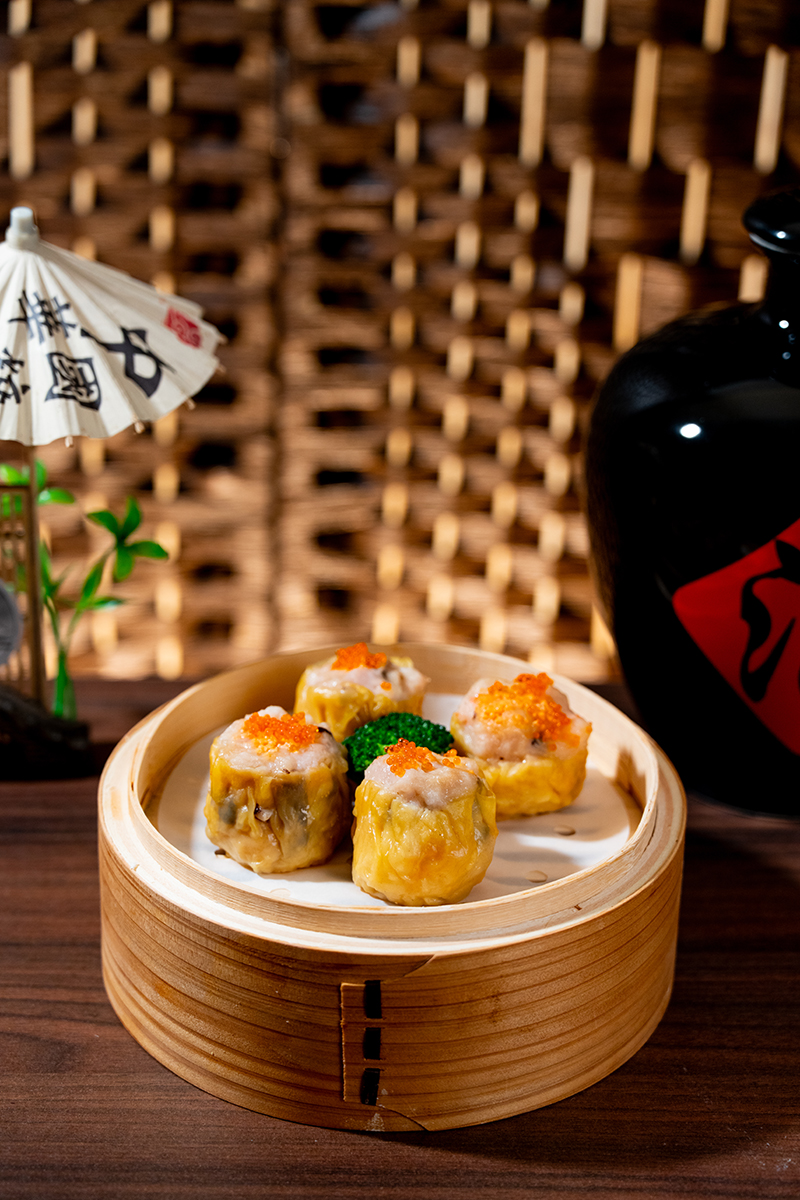 Shrimp and Mushroom Dumplings at Treasure，a Chinese Restaurant in Belmont