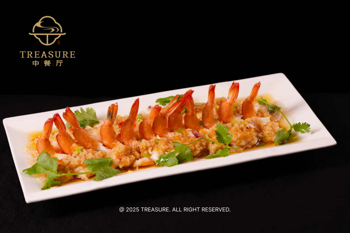 Butterfly Shrimp with Open Back at Treasure，a Chinese Restaurant in Belmont