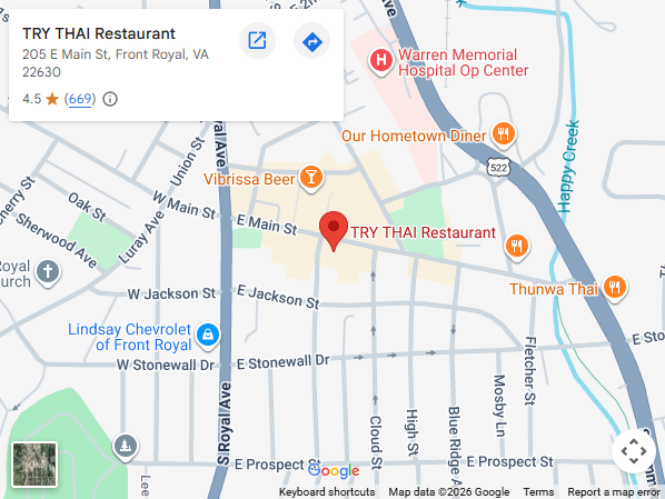 Location, 205 E Main St, Front Royal, VA 22630