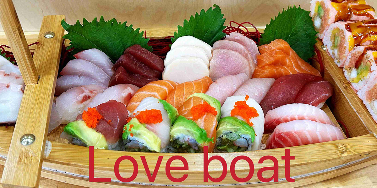 Love Boat at Tsunami Japanese Restaurant in Burnsville