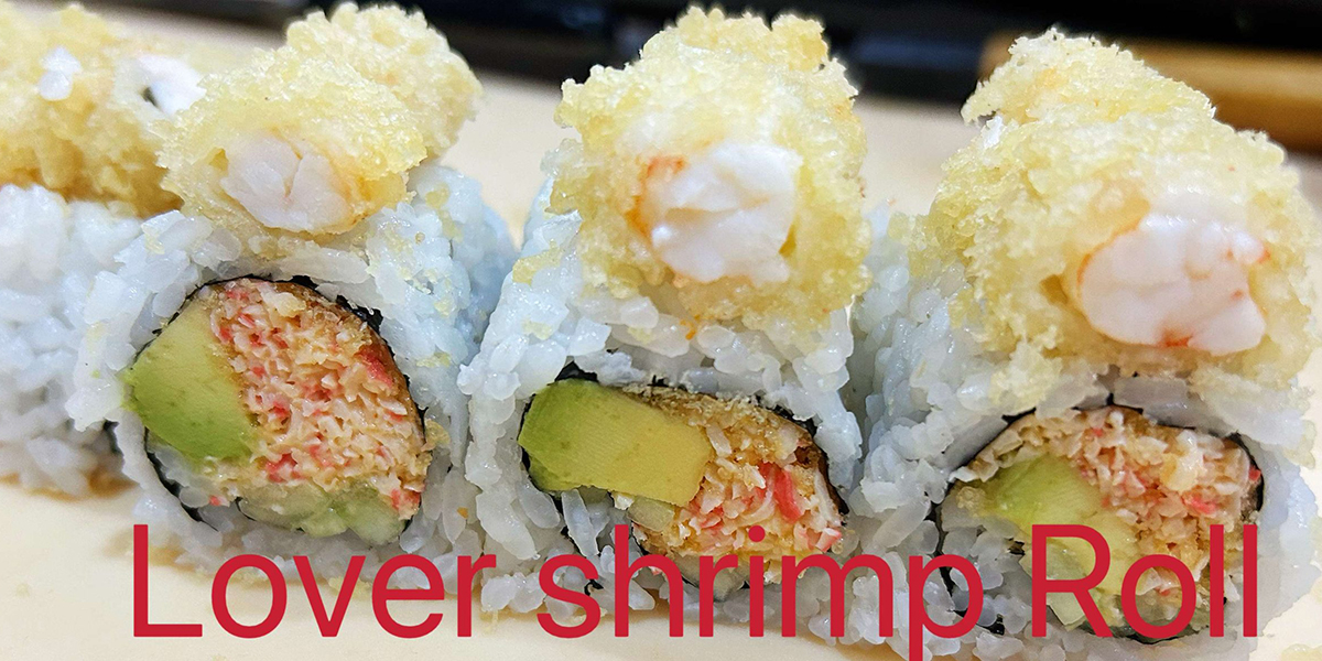Lover Shrimp Roll at Tsunami Japanese Restaurant in Burnsville