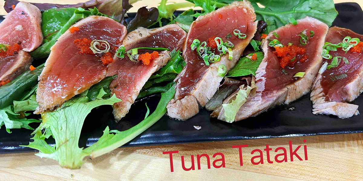 Tuna Tataki at Tsunami Japanese Restaurant in Burnsville