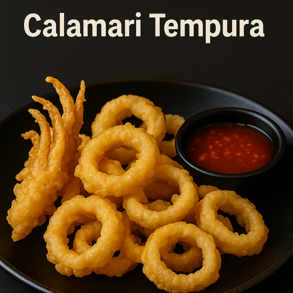 calamari tempura at Ubin Sushi，a Japanese Restaurant in Colorado Springs