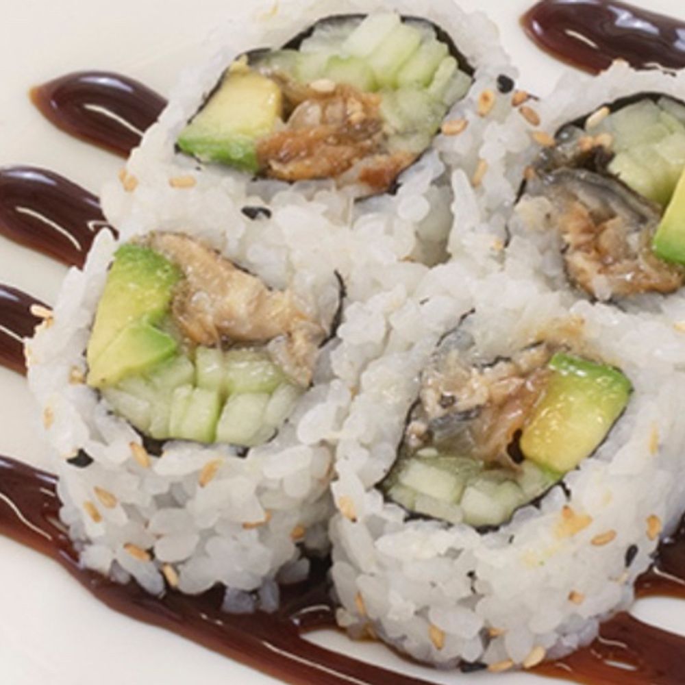Ukiyoe-Revolving-Sushi-and-Noodles-Japanese-Restaurant-Eel-Avocado-Roll-Parma Eel Avocado Roll at Ukiyoe Revolving Sushi and Noodles Japanese Restaurant in Parma