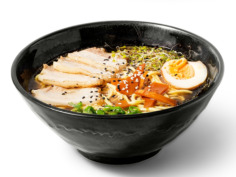 Light shio ramen with tender chashu pork at Ume Poke, a Asian Fusion Restaurant in Jacksonville