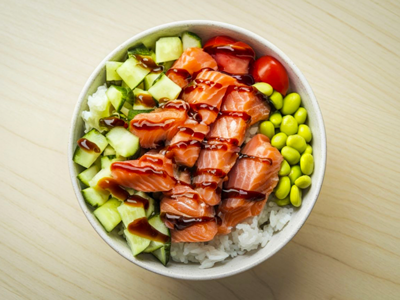 Chicken Poke Bowl at Ume Poke, a Asian Fusion Restaurant in Jacksonville