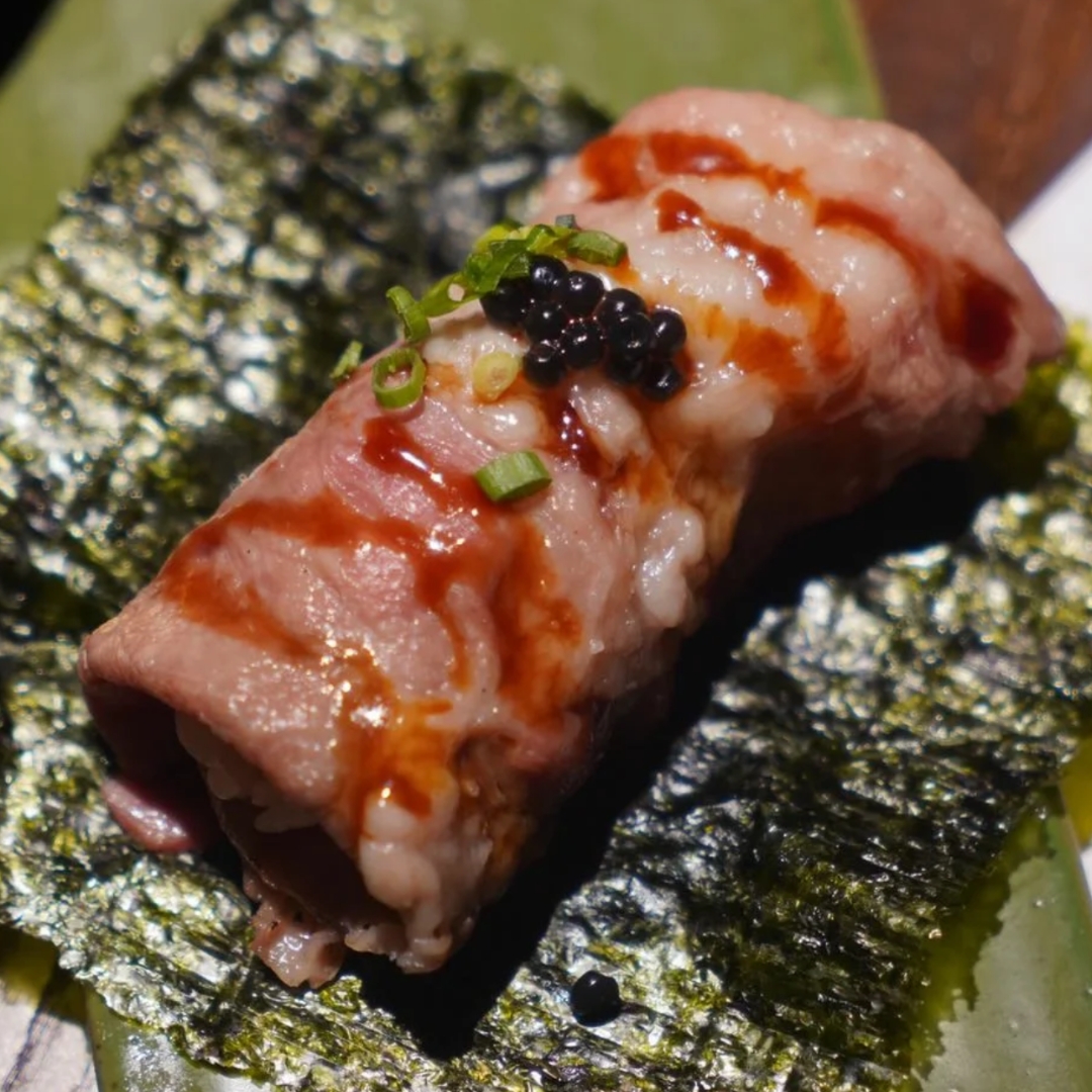 Umiya-Sushi-Sushi-Restaurant-Wagyu-Nigiri-Alexandria Wagyu Nigiri at Umiya Sushi, a Sushi restaurant in Alexandria