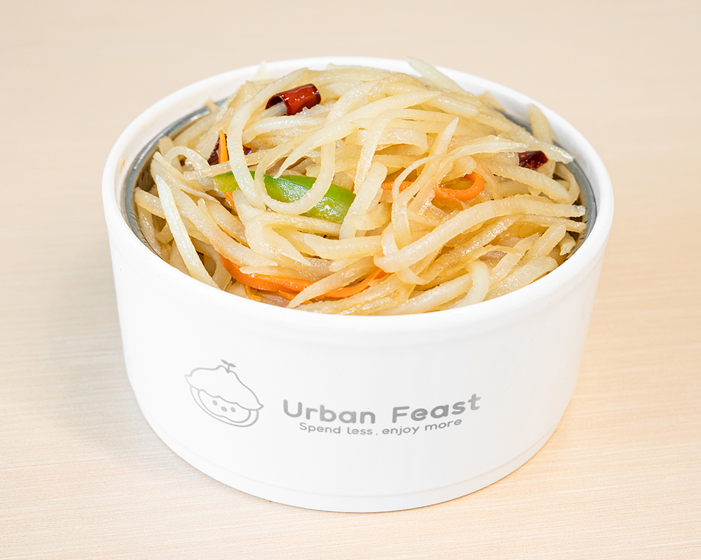 Shredded Potatoes at Urban Feast，a Modern Fast-Casual Chinese Restaurant in Cerritos