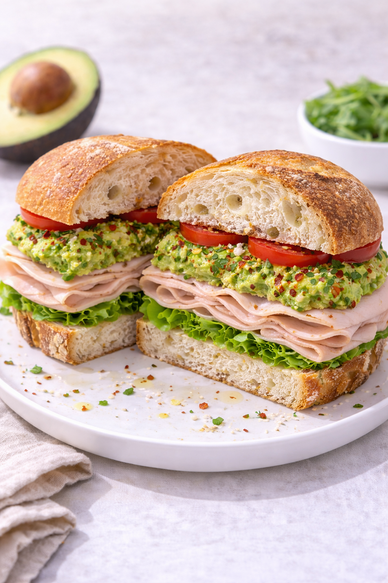Avocado Sandwich at AI CHA，a Bubble Tea Shop in Isla Vista