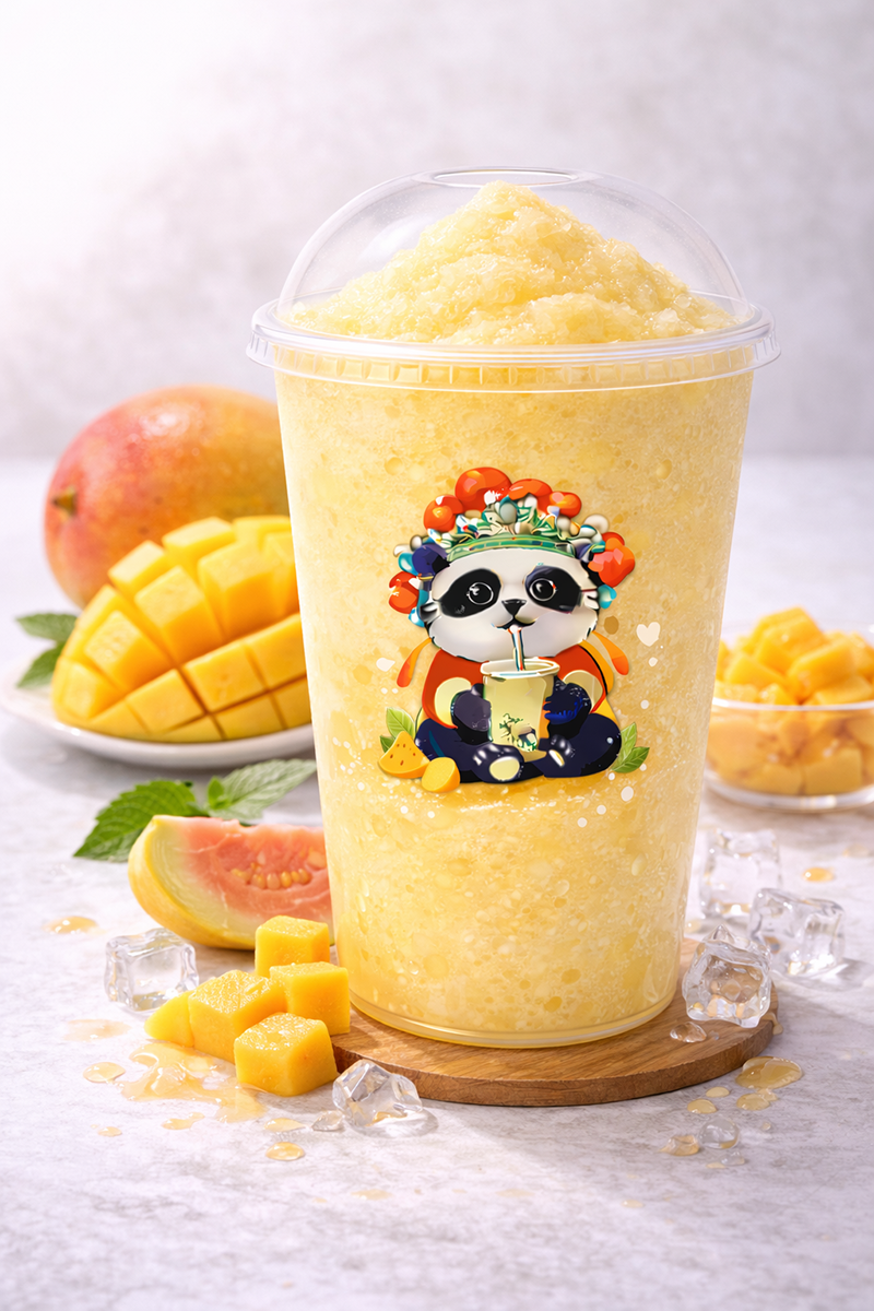 Mango Slush at AI CHA，a Bubble Tea Shop in Isla Vista
