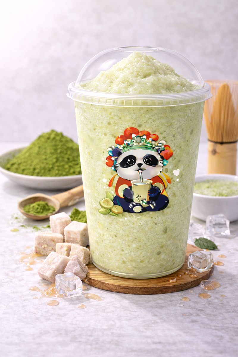 Matcha Milk Tea at AI CHA，a Bubble Tea Shop in Isla Vista