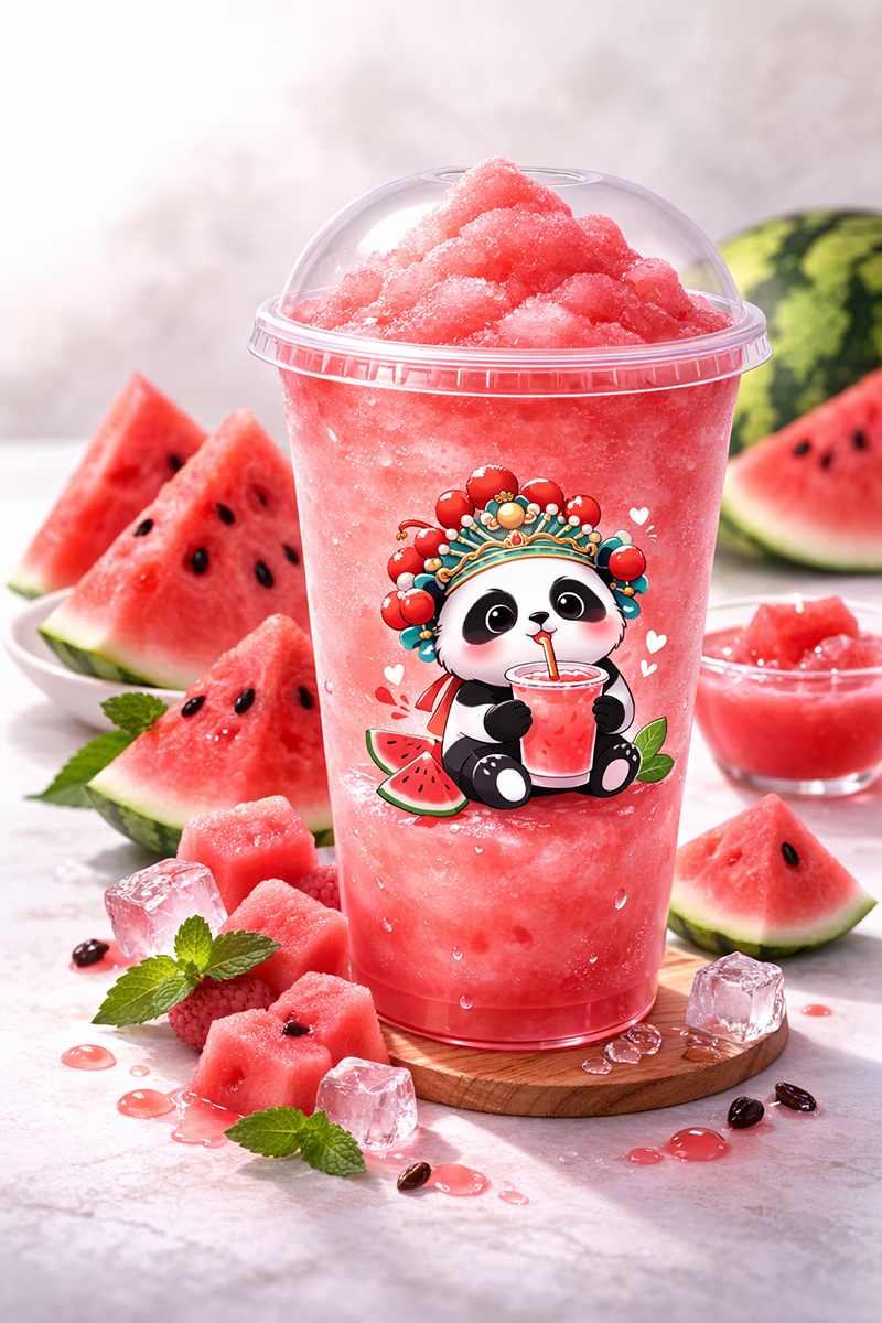 Watermelon Slush at AI CHA，a Bubble Tea Shop in Isla Vista