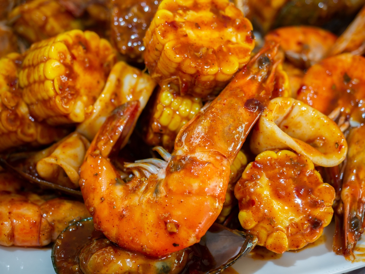 Spicy Seafood Medley at Utica Crab & Boil, a Seafood Restaurant in Utica