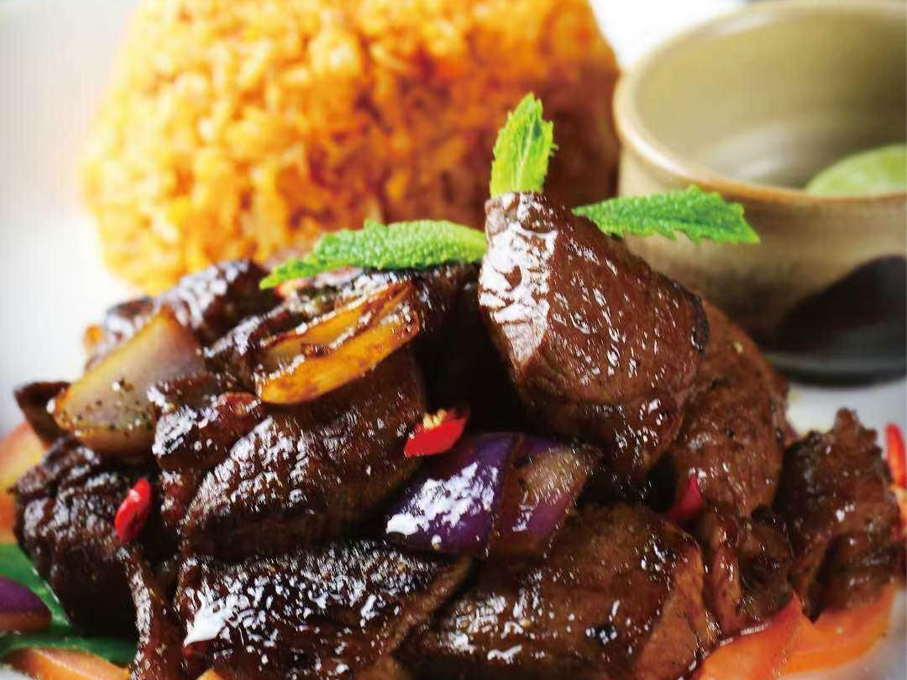 Beef Tenderloin Rice at Viet Quan Vietnamese Noodle House, a Vietnamese Restaurant in San Francisco