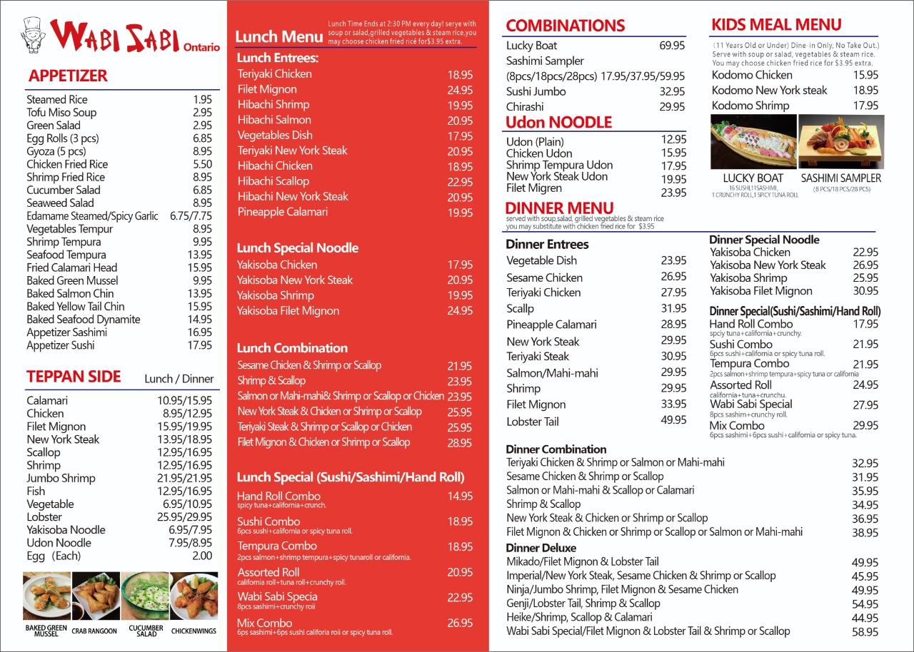 Wabi Sabi Menu Page1