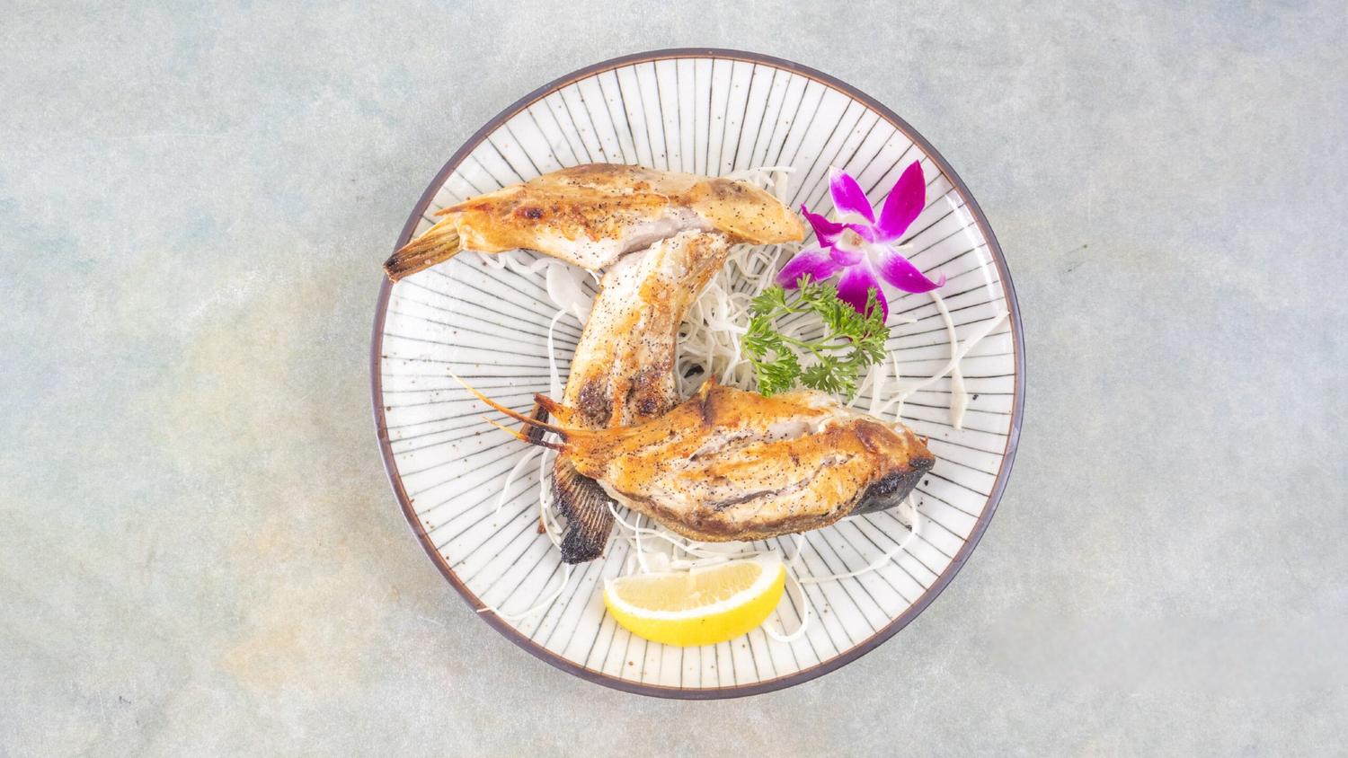 Fried cod from Wabi Sushi Ramen, a Japanese restaurant in Sharon