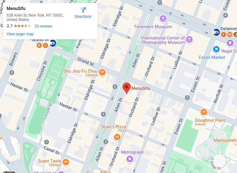 Location, 62B Allen St, New York, NY 10002, United States