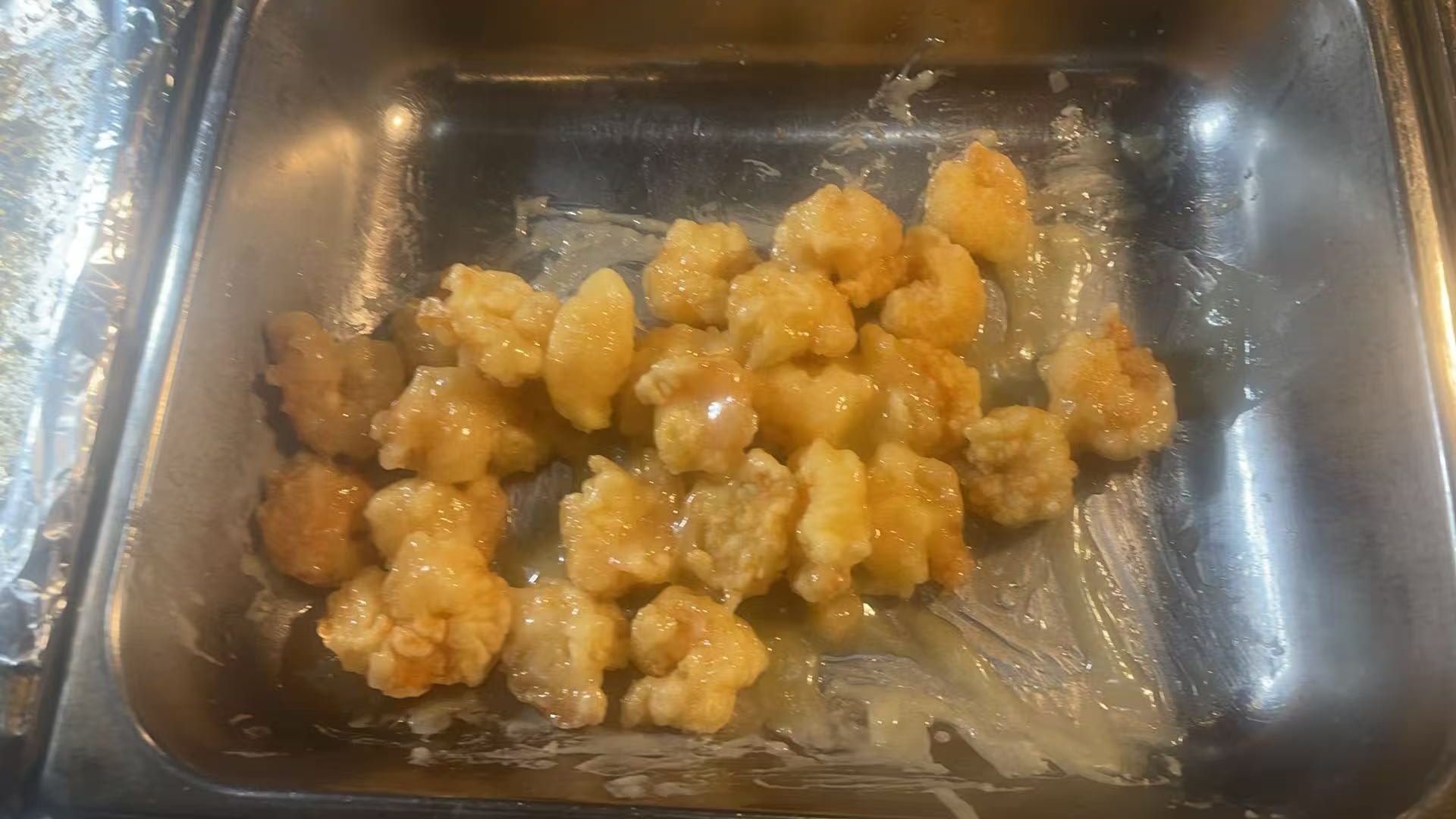 Cheese Shrimp Balls at Wengs of pekin, a Buffet Restaurant in Pekin