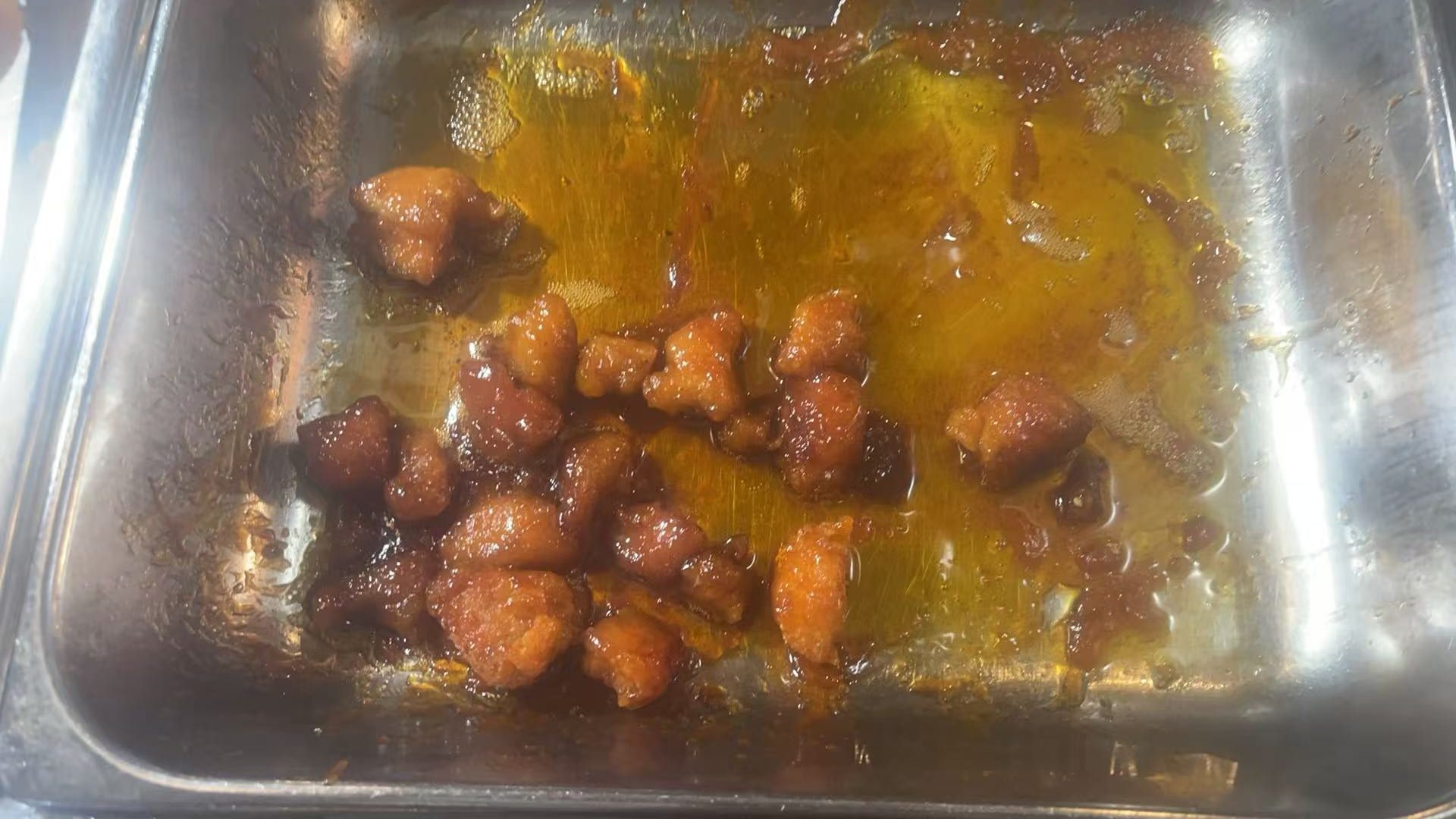 Sweet and Sour Pork Tenderloin at Wengs of pekin, a Buffet Restaurant in Pekin