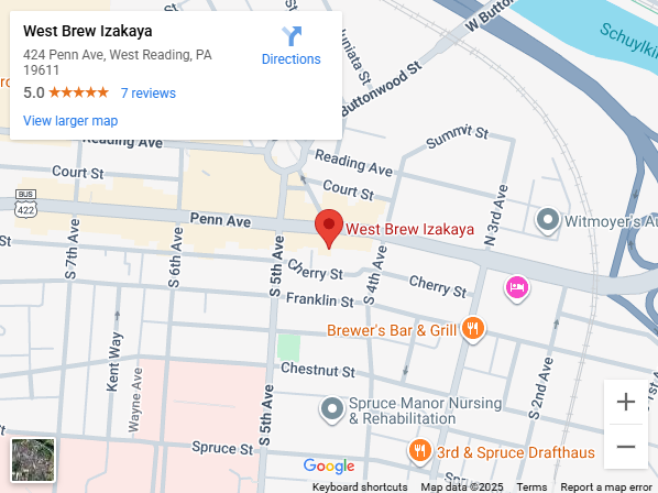 Location, 424 Penn Ave, West Reading, PA 19611