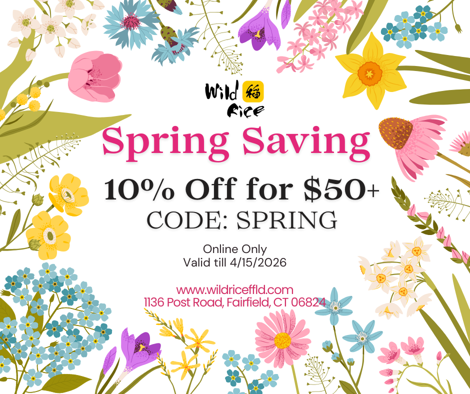wild rice spring saving - online order 10% off for $50