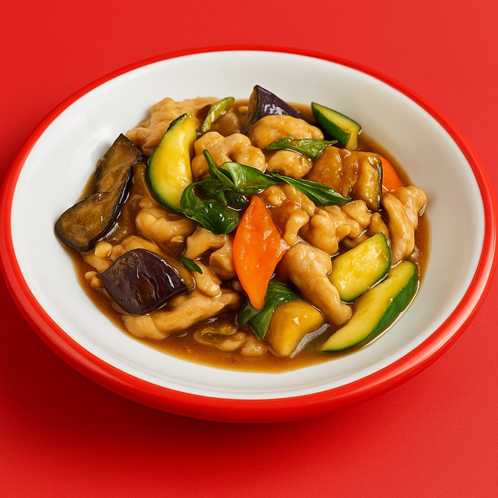 Eggplant Chicken at Tian Yuen Asian Cuisine，a Asian Restaurant in Windsor