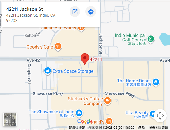 Location, 42211 Jackson St, Indio, CA 92203