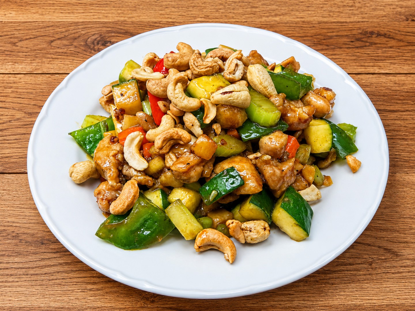 Cashew chicken with mixed vegetables at Wok King Chinese Cuisine, a Chinese Restaurant in Indio