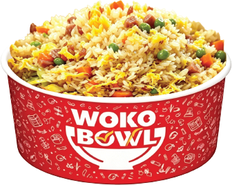 A bowl of classic Chinese fried rice. at WOKOBOWL, a Chinese Restaurant in Glen Cove