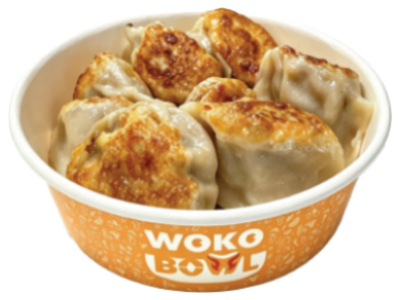 Pan-Fried Dumplings (8 pc) at WOKOBOWL, a Chinese Restaurant in Glen Cove 5.26