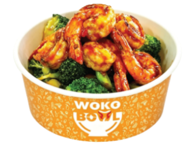Shrimp with Broccoli at WOKOBOWL, a Chinese Restaurant in Glen Cove 5.26