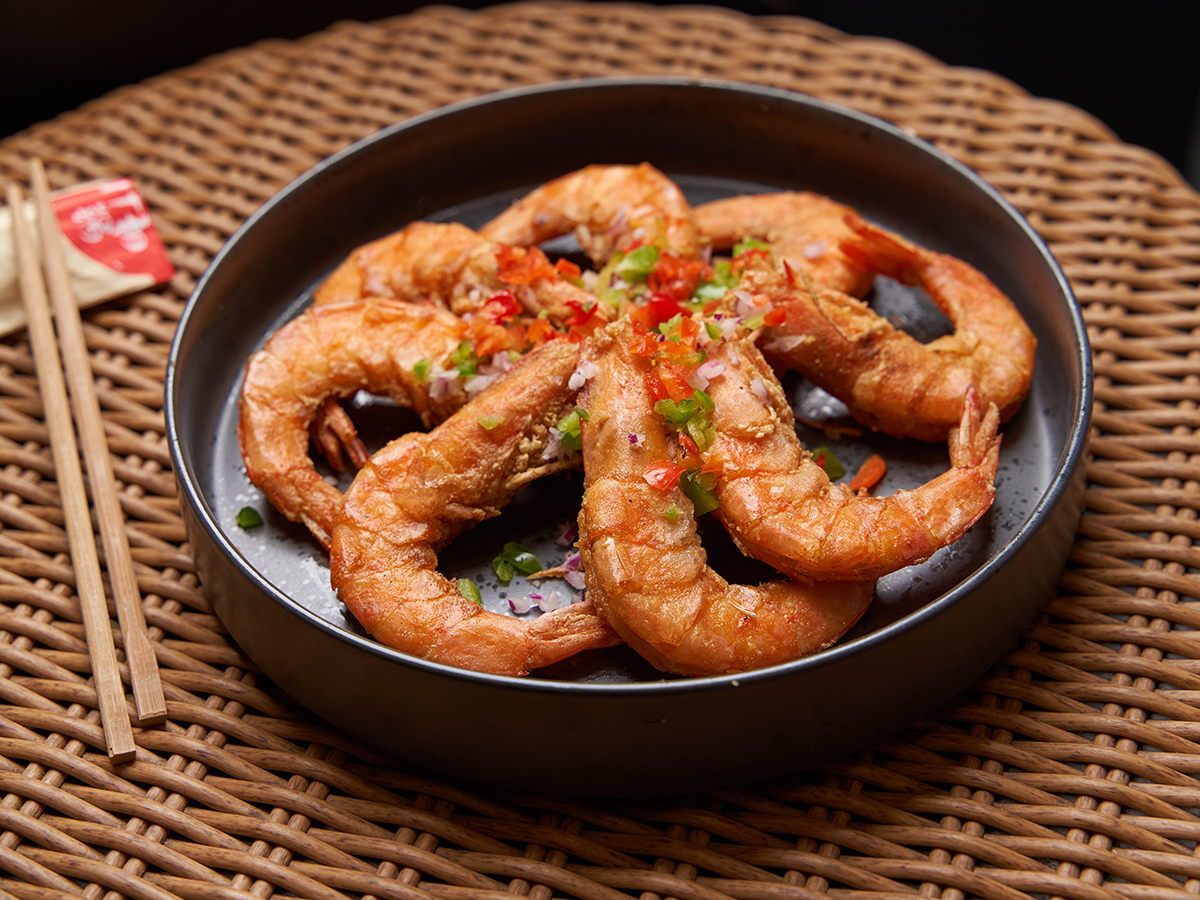 WOKOUT-Chinese-Restaurant-Salt-and-Pepper-Prawns-Astoria Salt and Pepper Prawns at WOKOUT,a Chinese Restaurant in Astoria