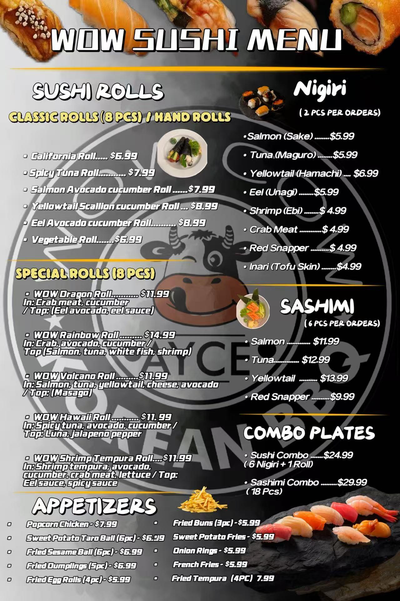 Restaurant menu 3, detailed description provided below