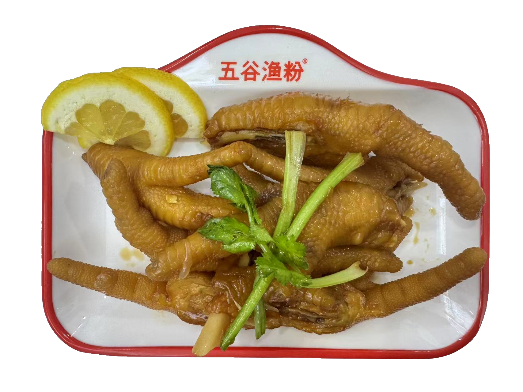 Lemon Chicken Feet from Wu Gu Yu Fen, a Chinese Restaurant in Brooklyn