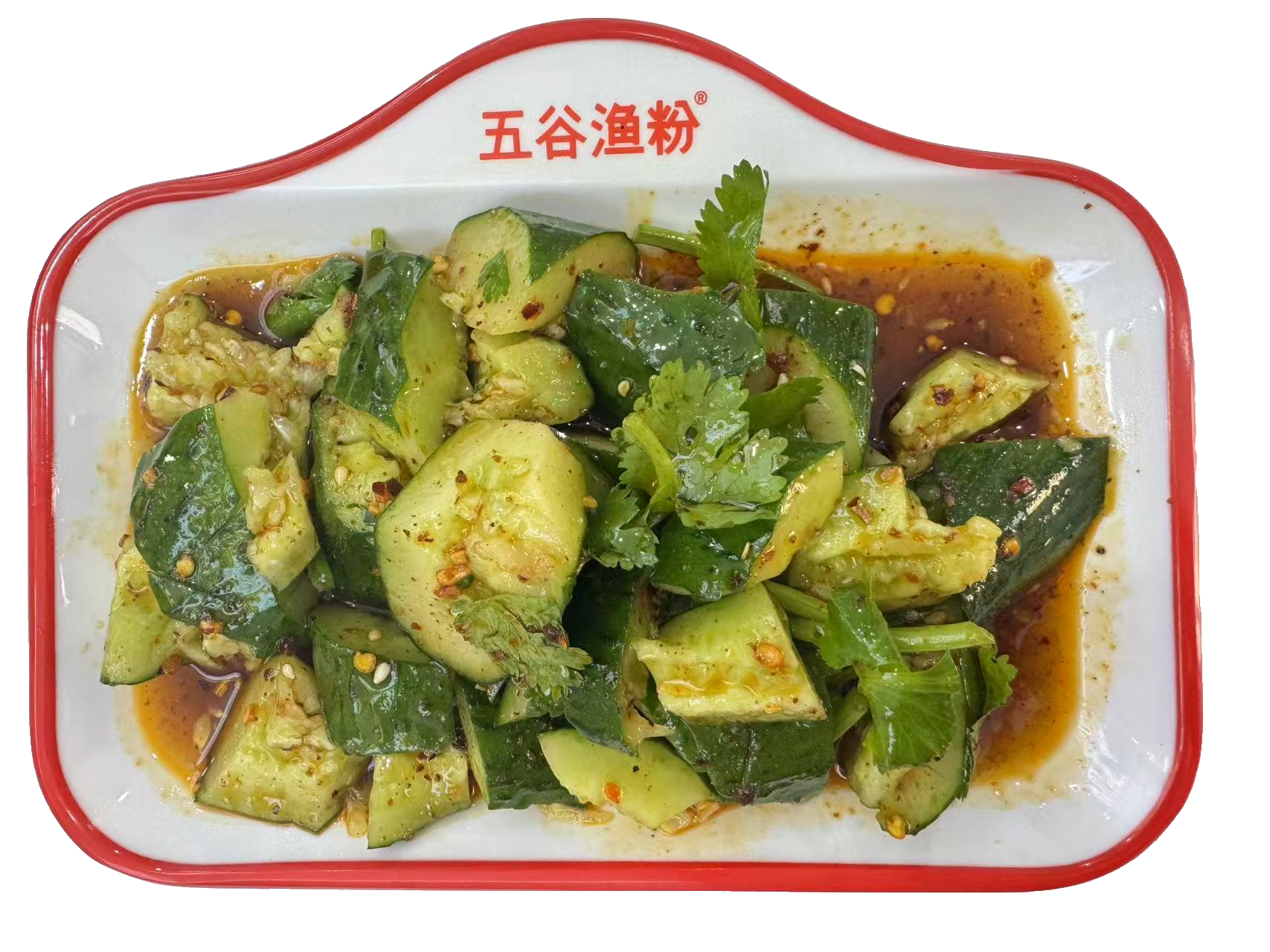Shredded Cucumber from Wu Gu Yu Fen, a Chinese Restaurant in Brooklyn