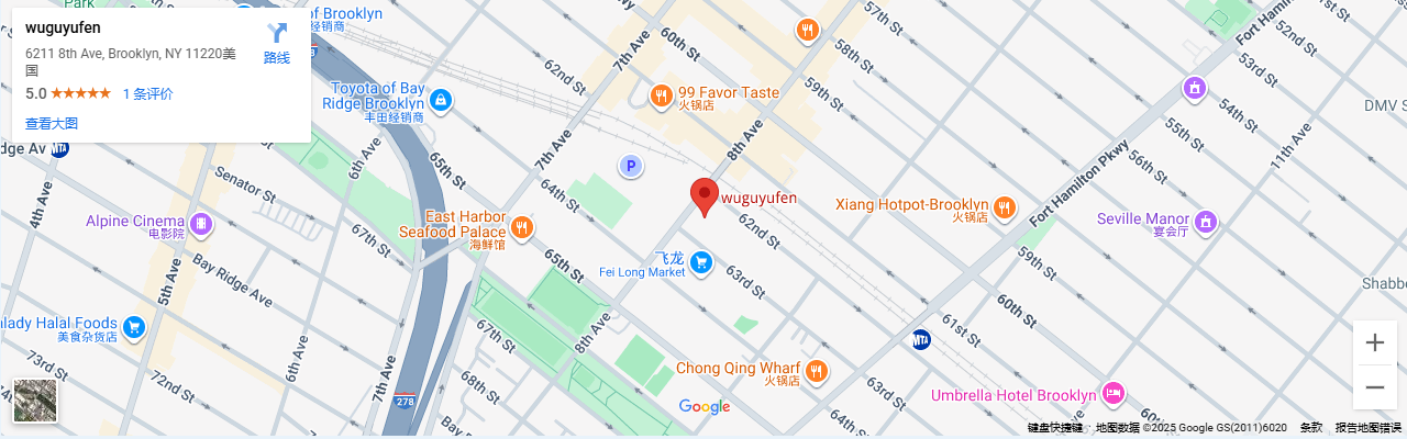 Location 6211 8th Ave, Brooklyn, NY 11220