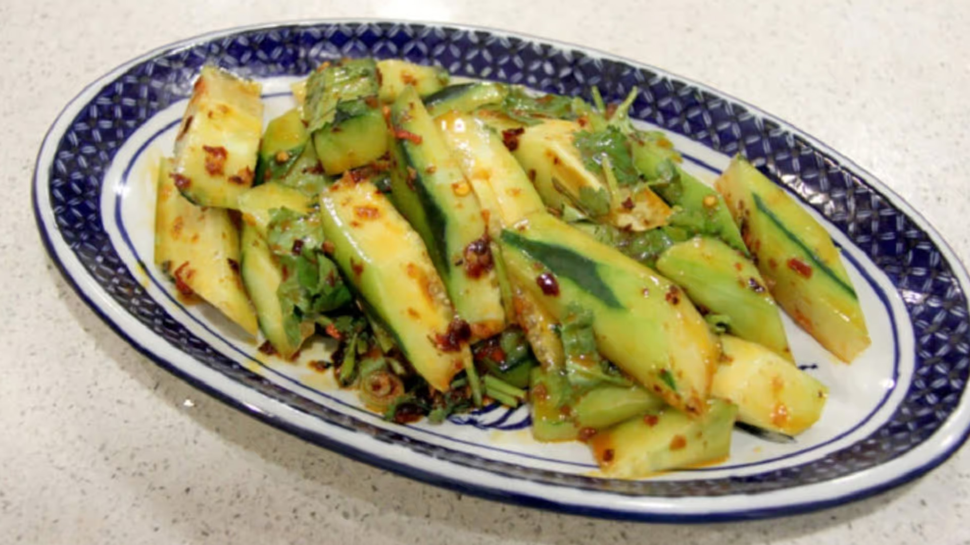 Cucumber salad from Xiang Xiang Noodle, a Chinese restaurant in Alameda