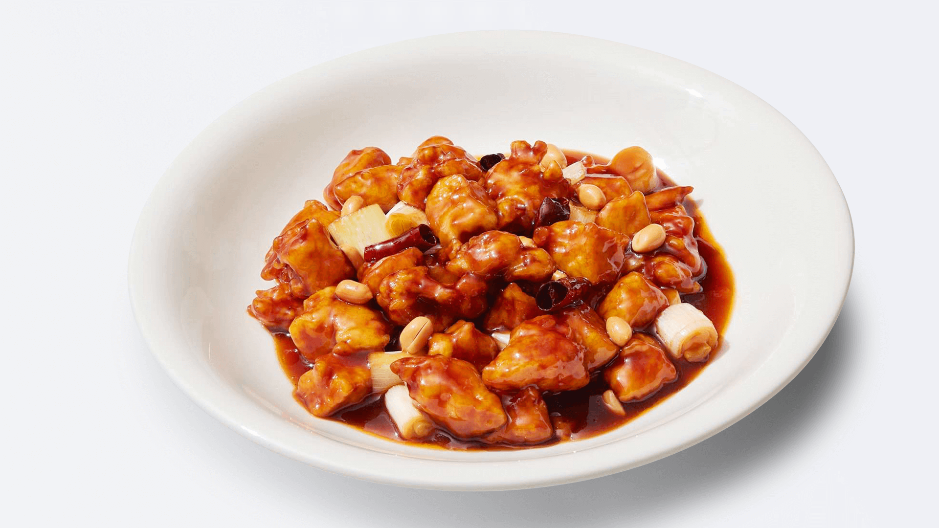 Kung Pao chicken with peanuts and chilies at XIBEI, a Chinese Restaurant in Arcadia