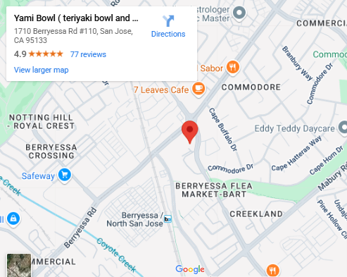 Location, 1710 Berryessa Rd #110, San Jose, CA 95133