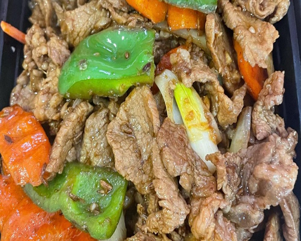 Cumin Beef at Yami Bowl, a Chinese Restaurant in San Jose