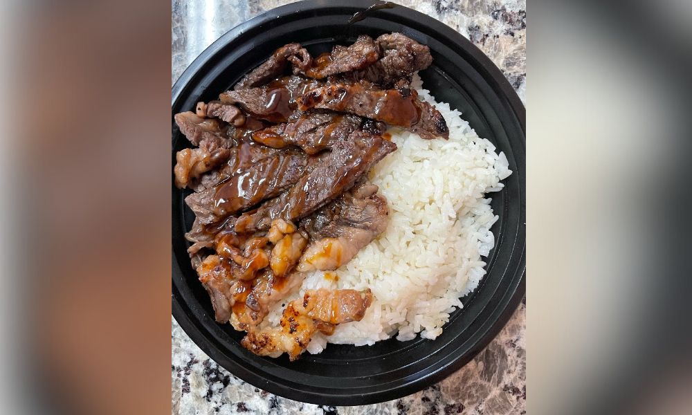 Teriyaki Ribeye Steak Bowl at Yami Bowl, a Asian Fusion Restauran in San Jose