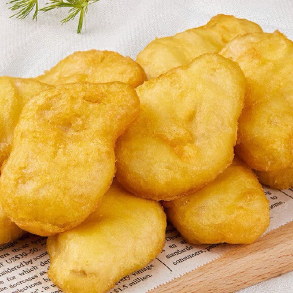 Crispy fried chicken nuggets with golden batter at Yangtze Chinese Restaurant, a Chinese Restaurant in Chardon.