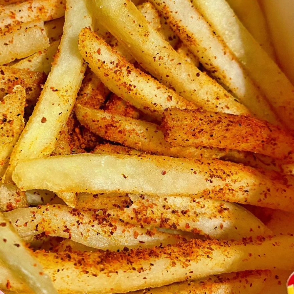 Crispy fries tossed with spicy seasoning at Yangtze Chinese Restaurant, a Chinese Restaurant in Chardon.