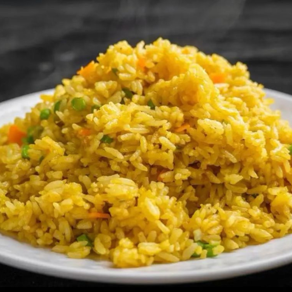 Golden fried rice with vegetables and seasonings at Yangtze Chinese Restaurant, a Chinese Restaurant in Chardon.